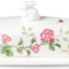 Lenox 893455 Butterfly Meadow Bunny Covered Butter Dish