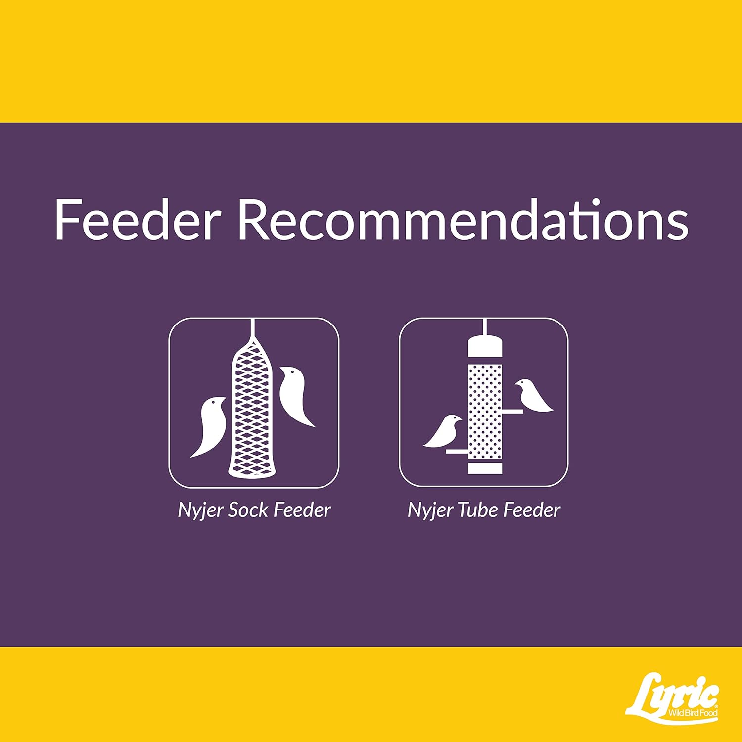 Lyric Finch - Small Songbird Wild Bird Seed - Attracts Goldfinches, House Finches, Purple Finches & More - 20 lb. bag8