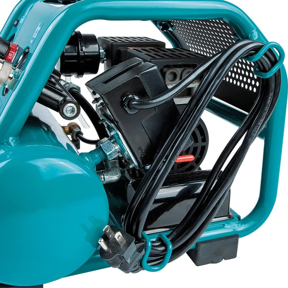 Makita MAC100Q Quiet Series, 1 2 HP, 1 Gallon Compact, Oil-Free, Electric Air Compressor-