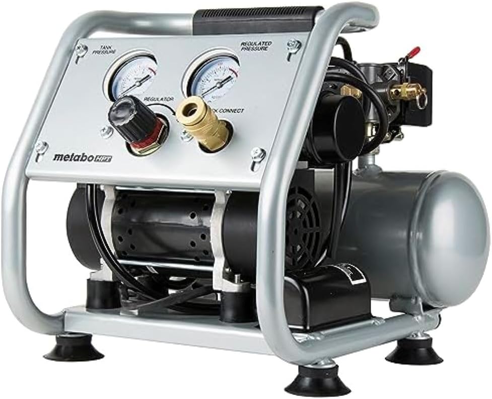 Metabo HPT Quiet Air Compressor 125 PSI 1 Gallon EC28M Metabo HPT Quiet Air Compressor | 125 PSI | 1 Gallon | EC28M
