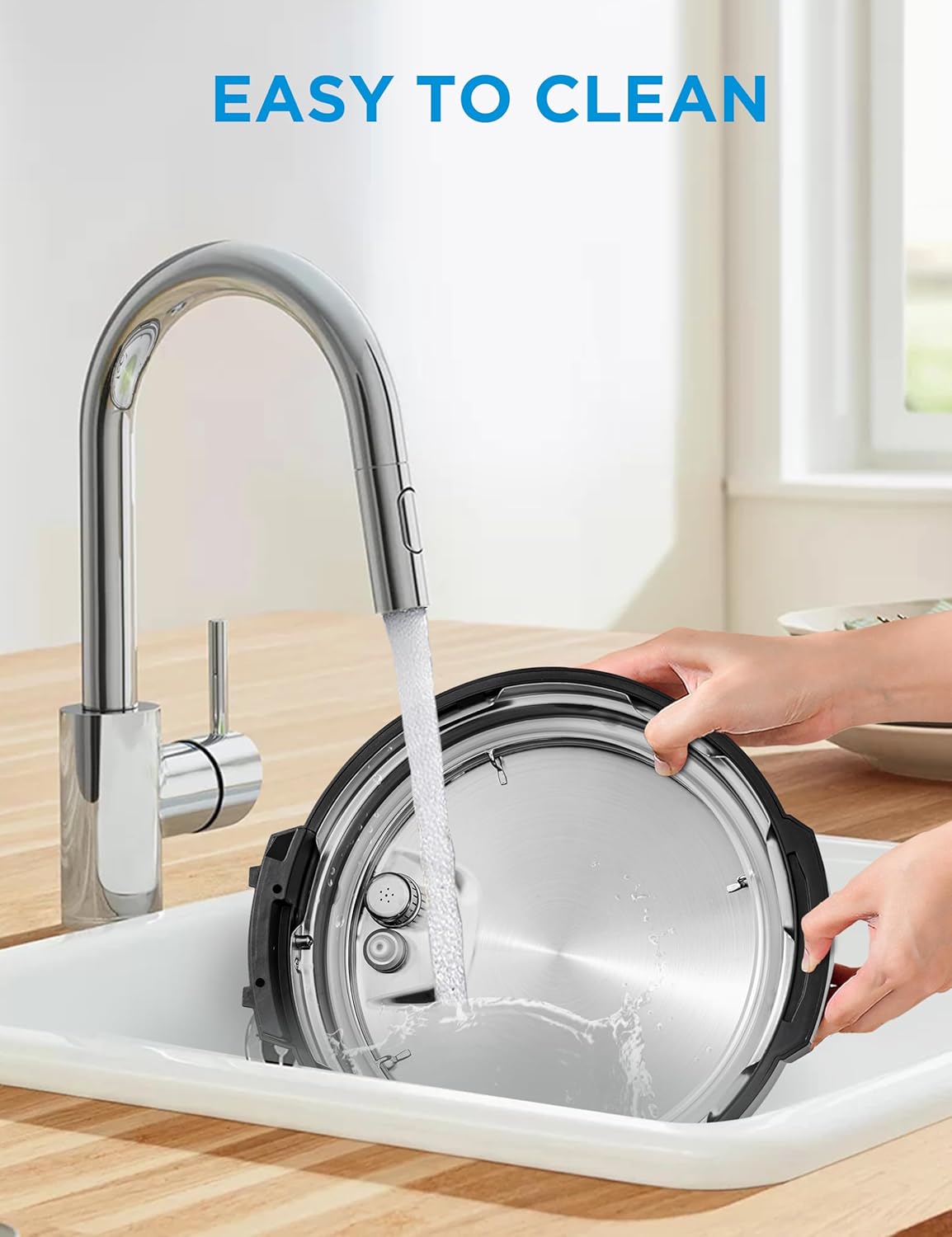 Midea 12-in-1 Electric Pressure Cooker, 6 Quarts, 12 Presets, Multi-Functional Programmable Slow Cooker, Rice Cooker, Steamer, Sauté Pan, Yogurt Maker, and More, Stainless Steel9