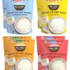 Miracle Noodle Variety Pack (Angel Hair, Fettuccine, Spaghetti & Rice) - Ready-To-Eat, Shirataki Noodles, Shirataki Rice, Keto, Gluten Free, Low Carb, Low Calorie, Konjac Noodles - 2 Bags Each, 8-Pack