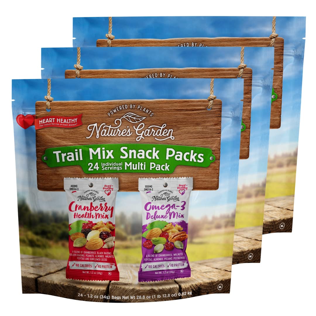 Nature's Garden Trail Mix Snack Pack - 28.8oz. (Pack of 3) Nature's Garden Trail Mix Snack Pack - 28.8oz. (Pack of 3)