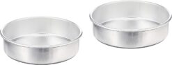 Nordic Ware Prism 9-Inch Round Cake Pan, 2-Pack, Natural