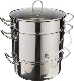 Norpro 619 Stainless Steel Steamer Juicer, One Size, without Canning Kit