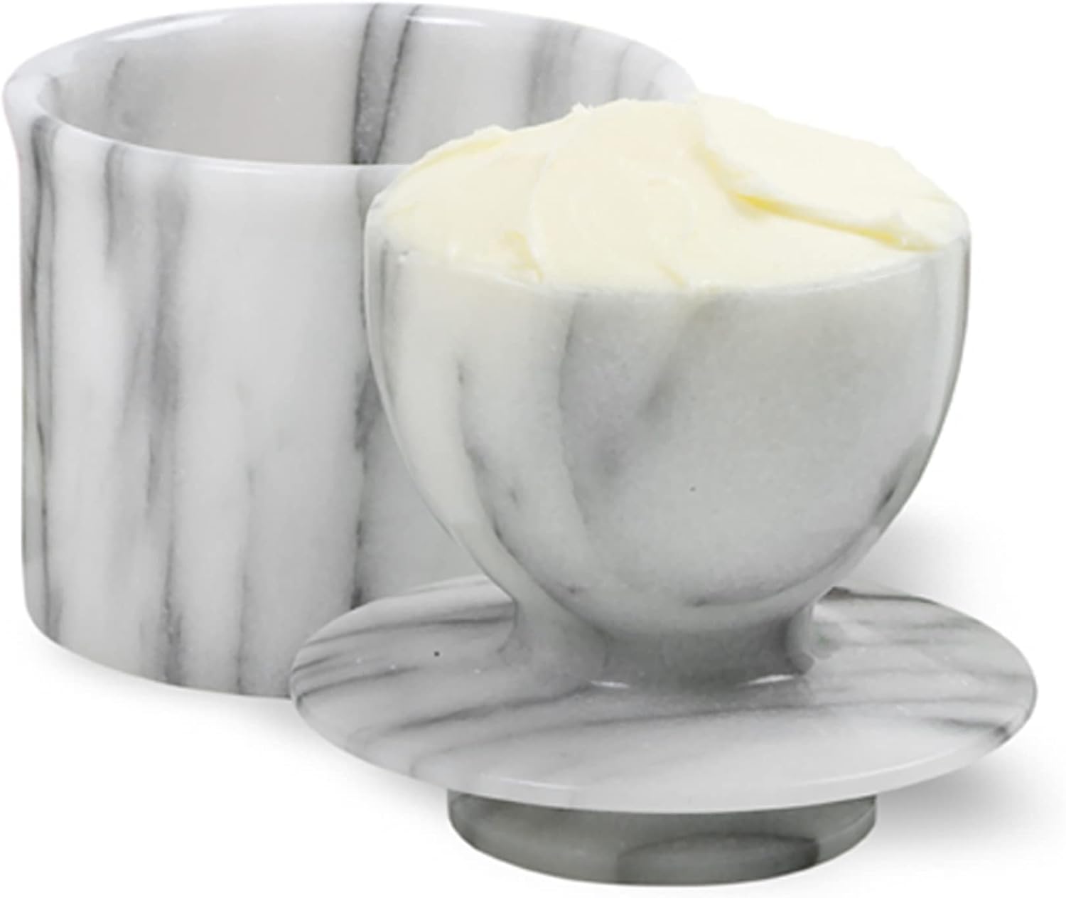 Norpro Marble Butter Keeper,Off-White Norpro Marble Butter Keeper, Off-White