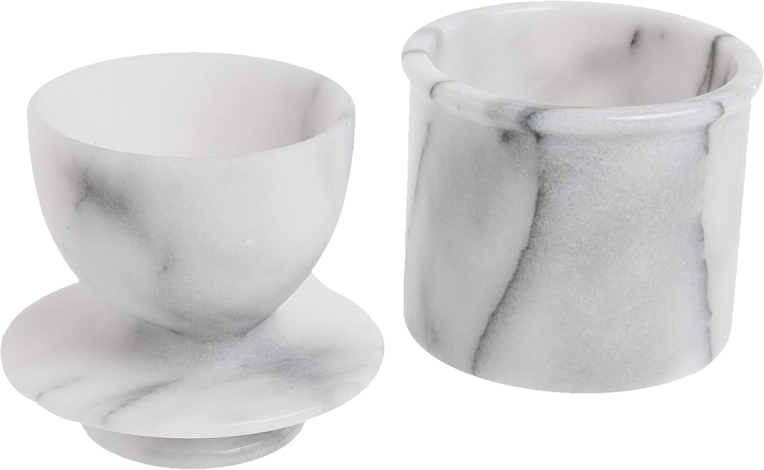 Norpro Marble Butter Keeper,Off-White2