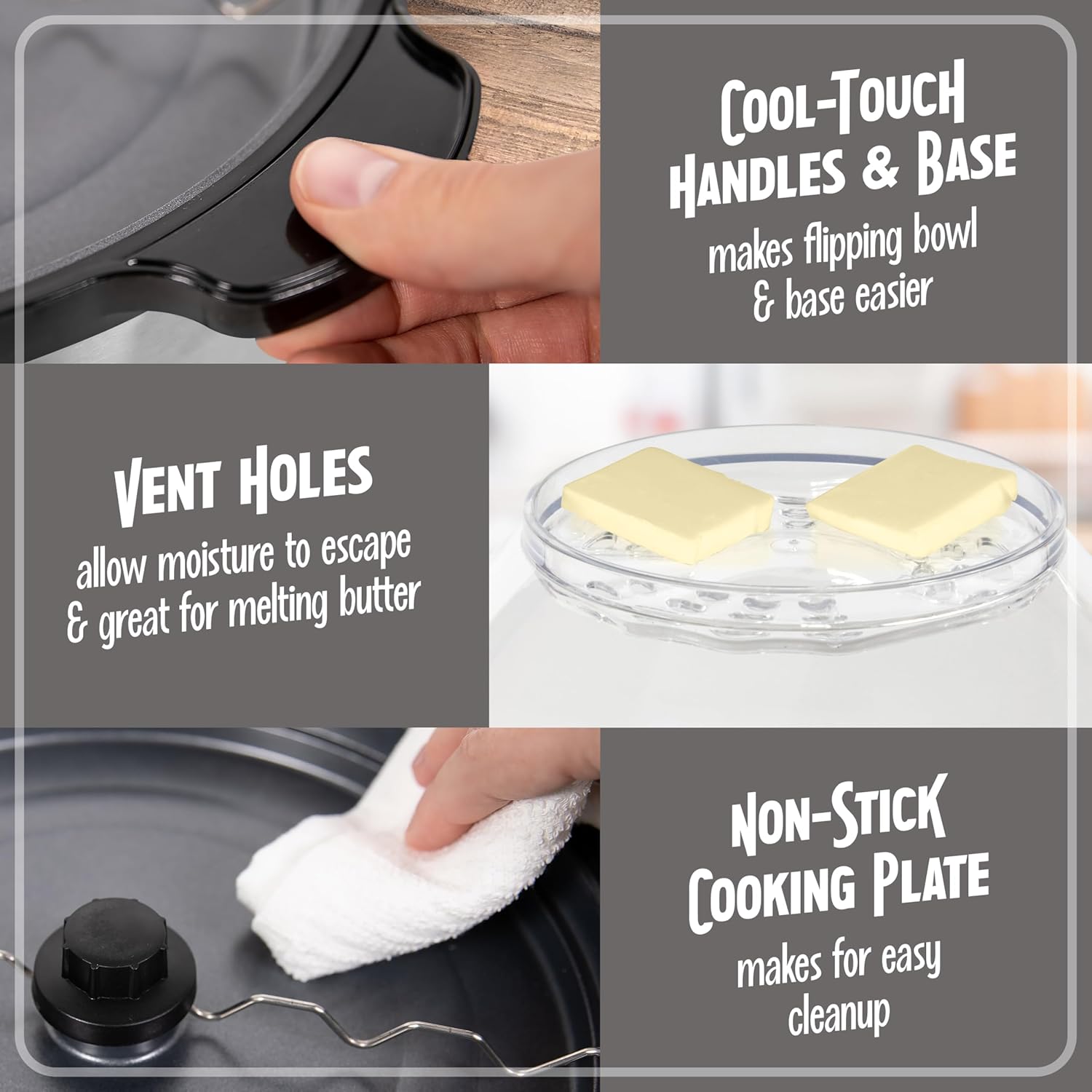 Nostalgia 6-Quart Stirring Popcorn Popper - Quick-Heat Technology - Makes 24 Cups of Popcorn - Includes Kernel Measuring Cup - Perfect for Birthday Parties, Movie Nights, and More - Stainless Steel4