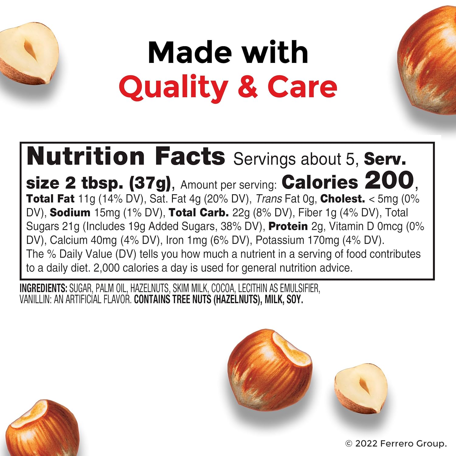 Nutella Hazelnut Spread with Cocoa for Breakfast, Bulk 12 Pack, 7.7 oz per Jar, Holiday Baking and Desserts33