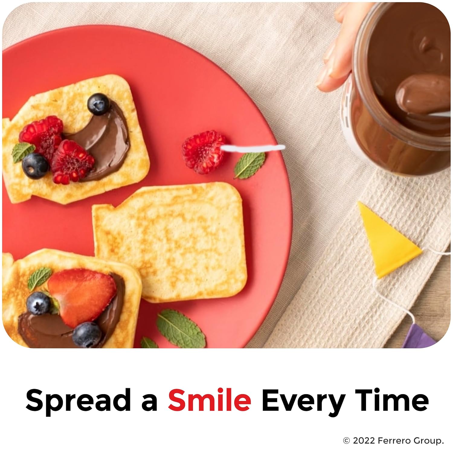 Nutella Hazelnut Spread with Cocoa for Breakfast, Bulk 120 Pack Mini Cups, 0.52 oz Each, Holiday Baking and Desserts8