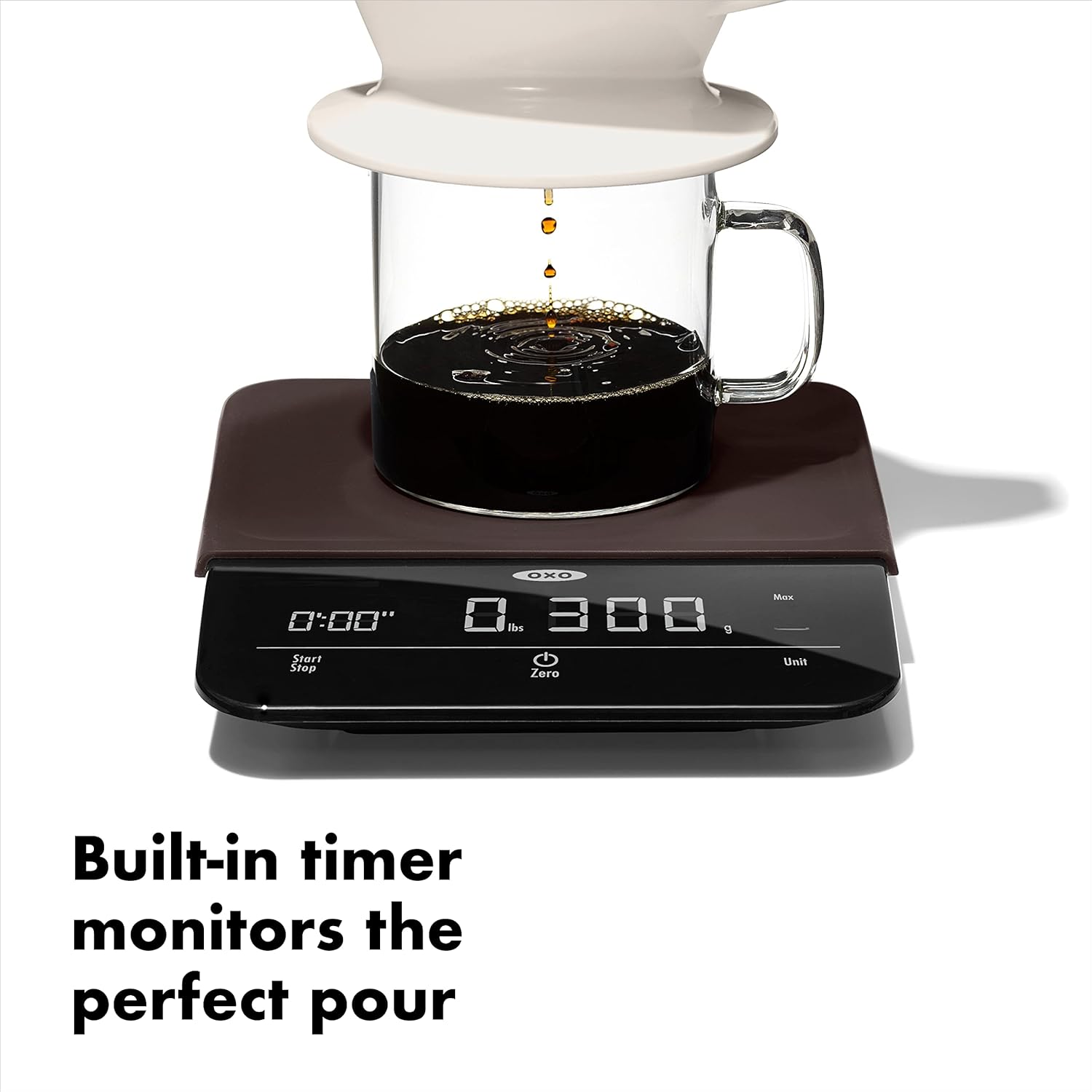 OXO BREW 6 Lb. Precision Coffee Scale with Timer, Black1