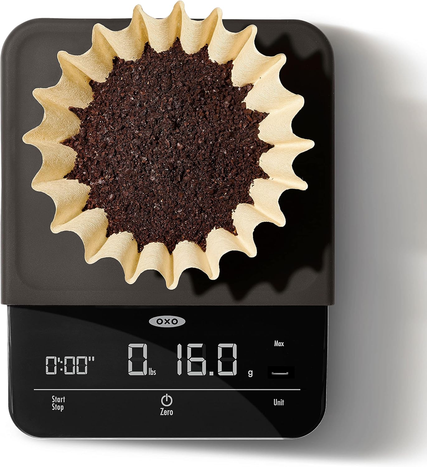 OXO BREW 6 Lb. Precision Coffee Scale with Timer, Black2