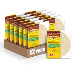 Old El Paso Flour Tortillas, For Soft Tacos and Fajitas, 10 ct., 8.2 oz. (Pack of 12)