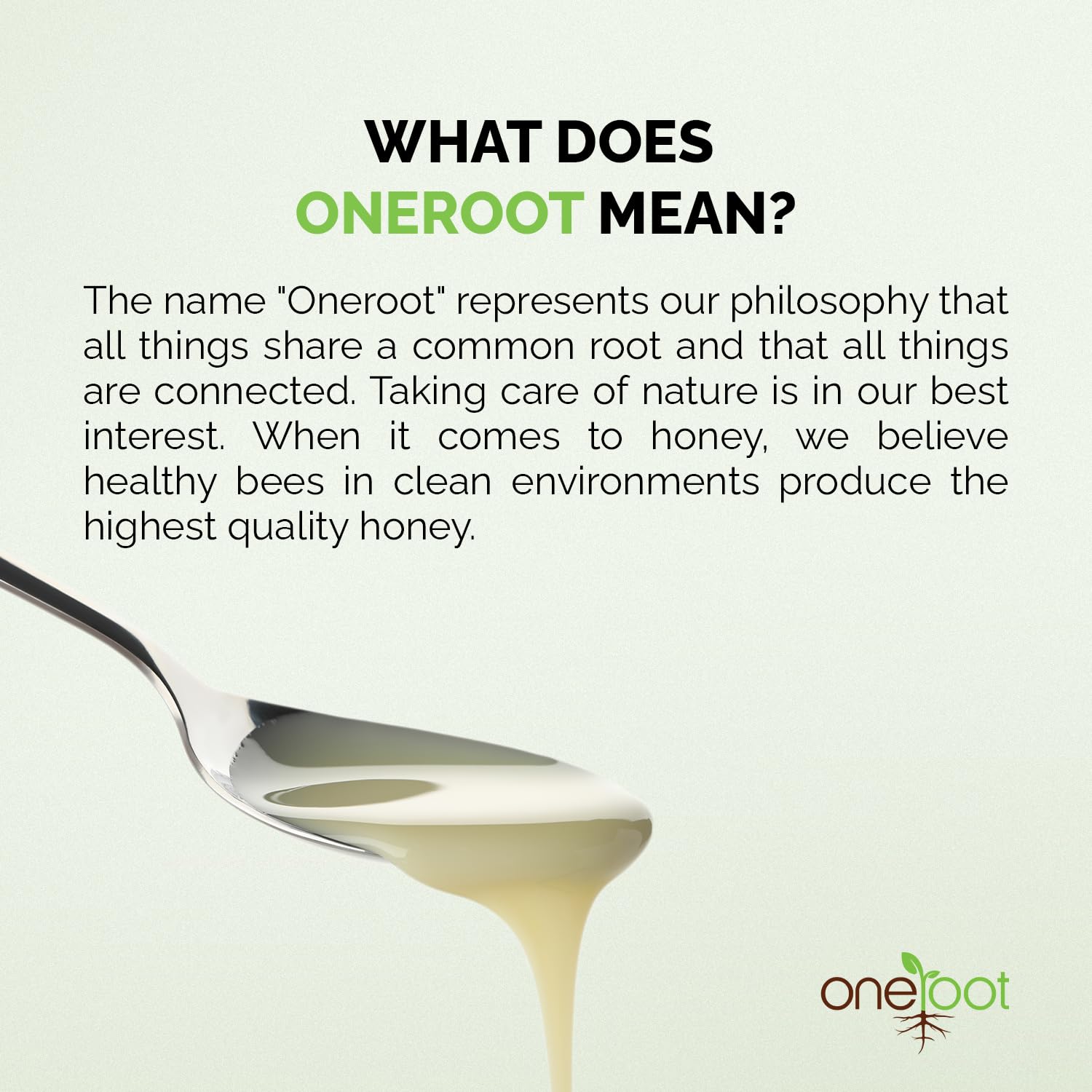 Oneroot 100% Canadian Flower Honey - 1kg 2.2lbs, Honey Wildflower Unfiltered, Unheated & Creamed, Nutrient Rich Raw Wildflower Honey With Enzymes, Thick Natural Sweetener7