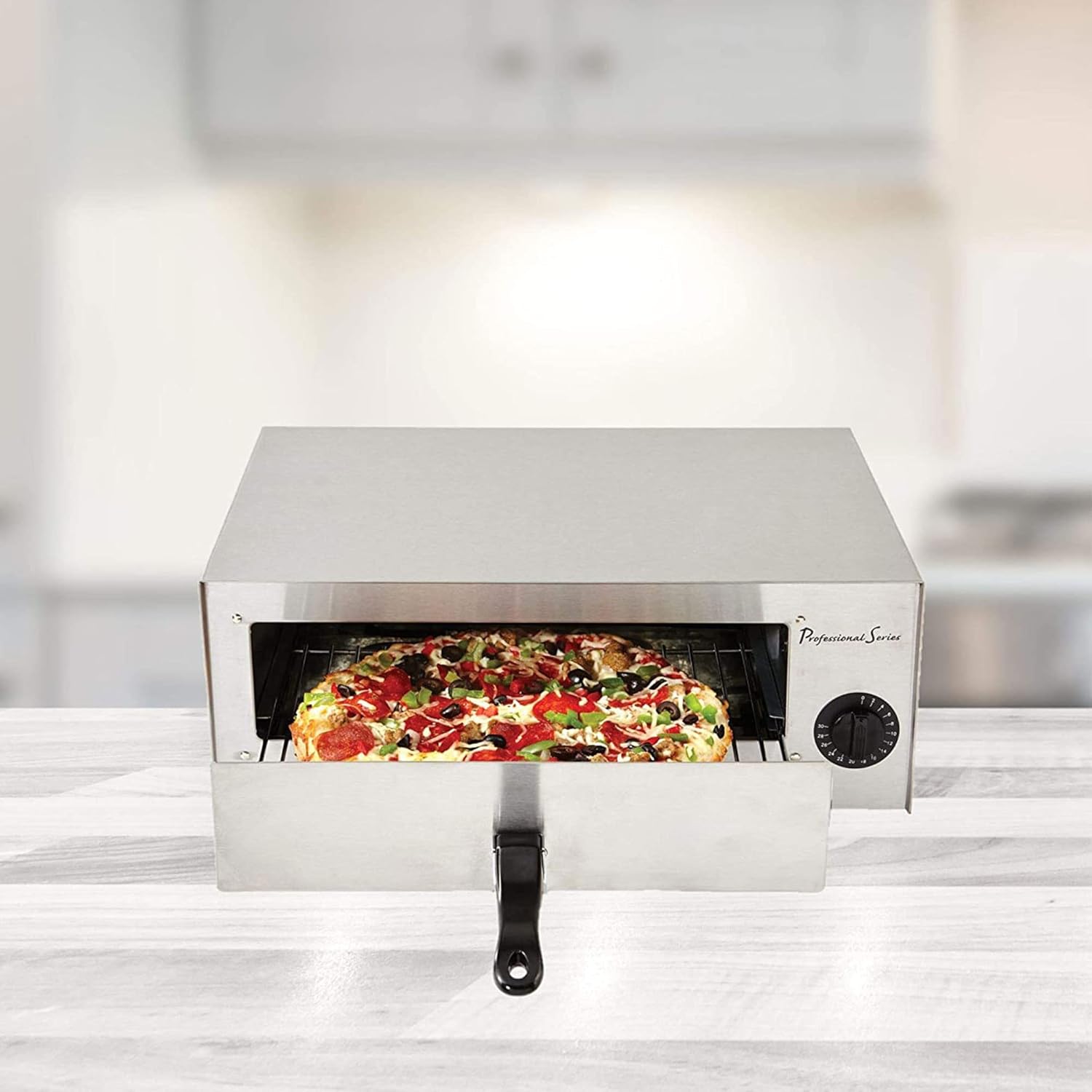 Pizza Oven and Frozen Snack Baker Stainless Steel34