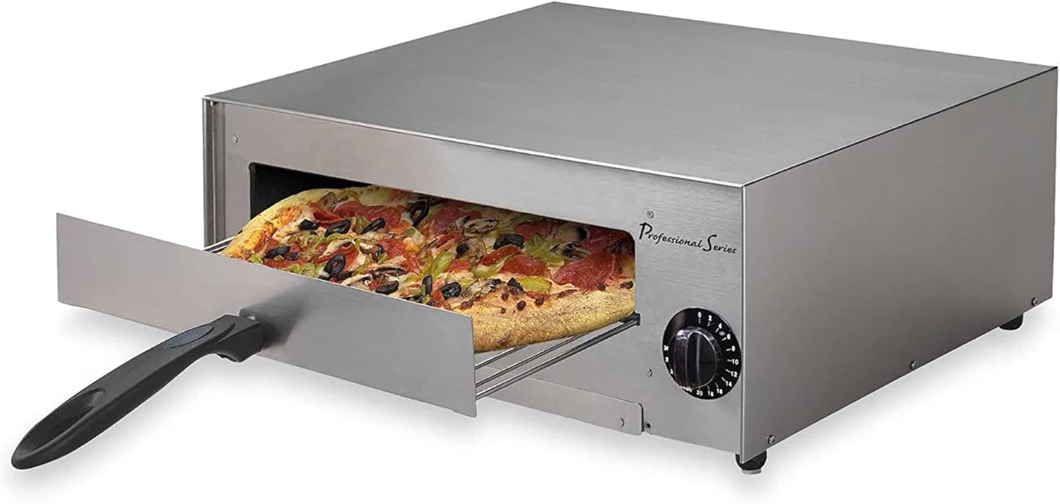 Pizza Oven and Frozen Snack Baker Stainless Steel8