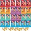 Pop-Cornners Snacks Gluten Free Chips, 5 Flavor Variety Pack 28 Count 1 oz Bags Packaged By Doomi