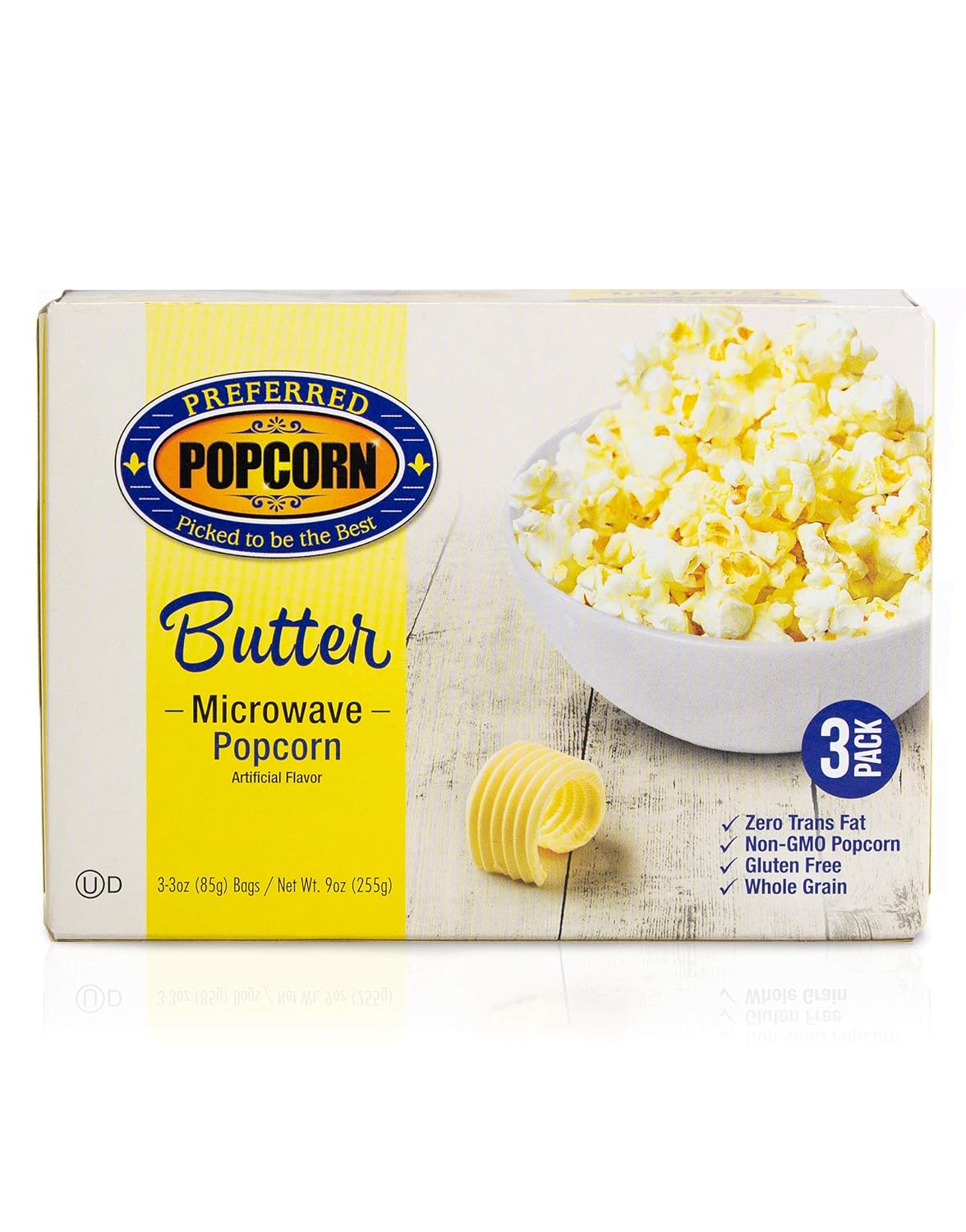 Preferred Popcorn Microwave Popcorn, Buttery Popcorn, 36 Pack - Non-GMO, Whole Grain, Gluten Free Preferred Popcorn Microwave Popcorn, Buttery Popcorn, 36 Pack - Non-GMO, Whole Grain, Gluten Free