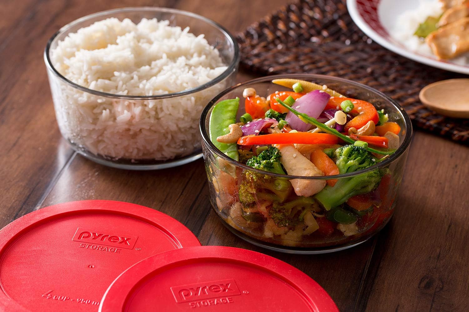Pyrex 16-Pc Glass Food Storage Set - 7, 4, 2 & 1 Cup Round Containers With Lids, BPA-Free, Dishwasher & Microwave Safe3