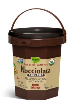 Rigoni di Asiago Nocciolata Dairy Free Cocoa Hazelnut Spread Food Service, 5.5 Pound (Pack of 1)