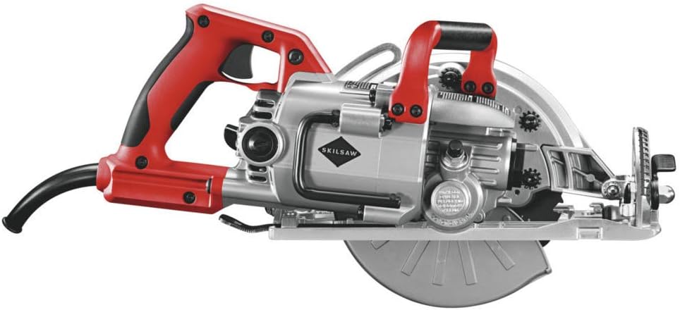 SKILSAW SPT77WML-01 15-Amp 7-1 4-Inch Lightweight Worm Drive Circular Saw , Silver9