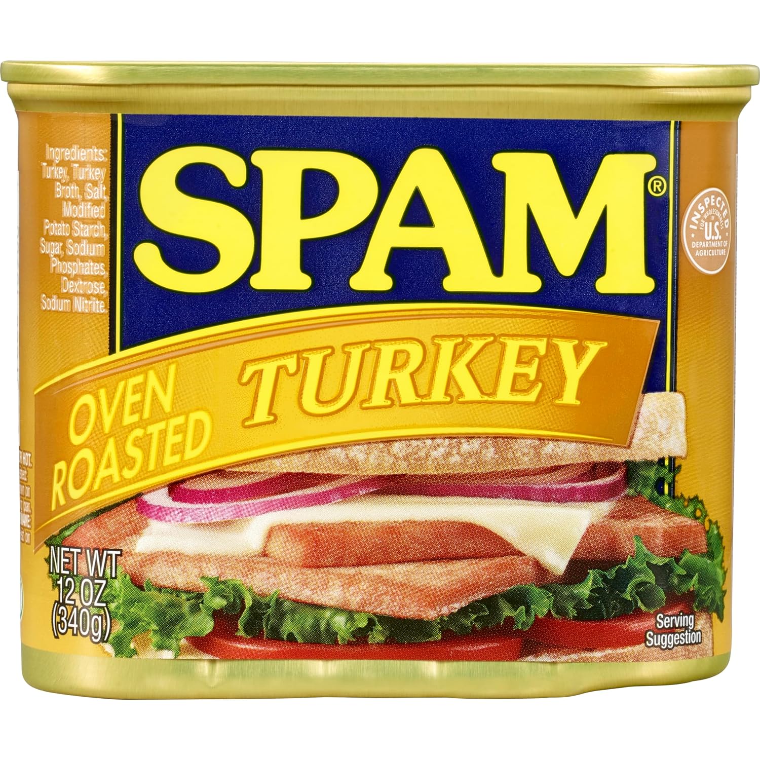 SPAM Oven Roasted Turkey, 12 Ounce (Pack of 12)1