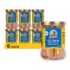 Season Yellowfin Tuna Fillets in Spring Water - Wild Caught, Hand-Packed in Glass Jars, 16g of Protein per Serving, Premium Quality - 6.7 Oz (Pack of 6)