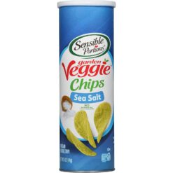 Sensible Portions Stacked Garden Veggie Chips, Sea Salt, 5 oz, (Pack of 12)
