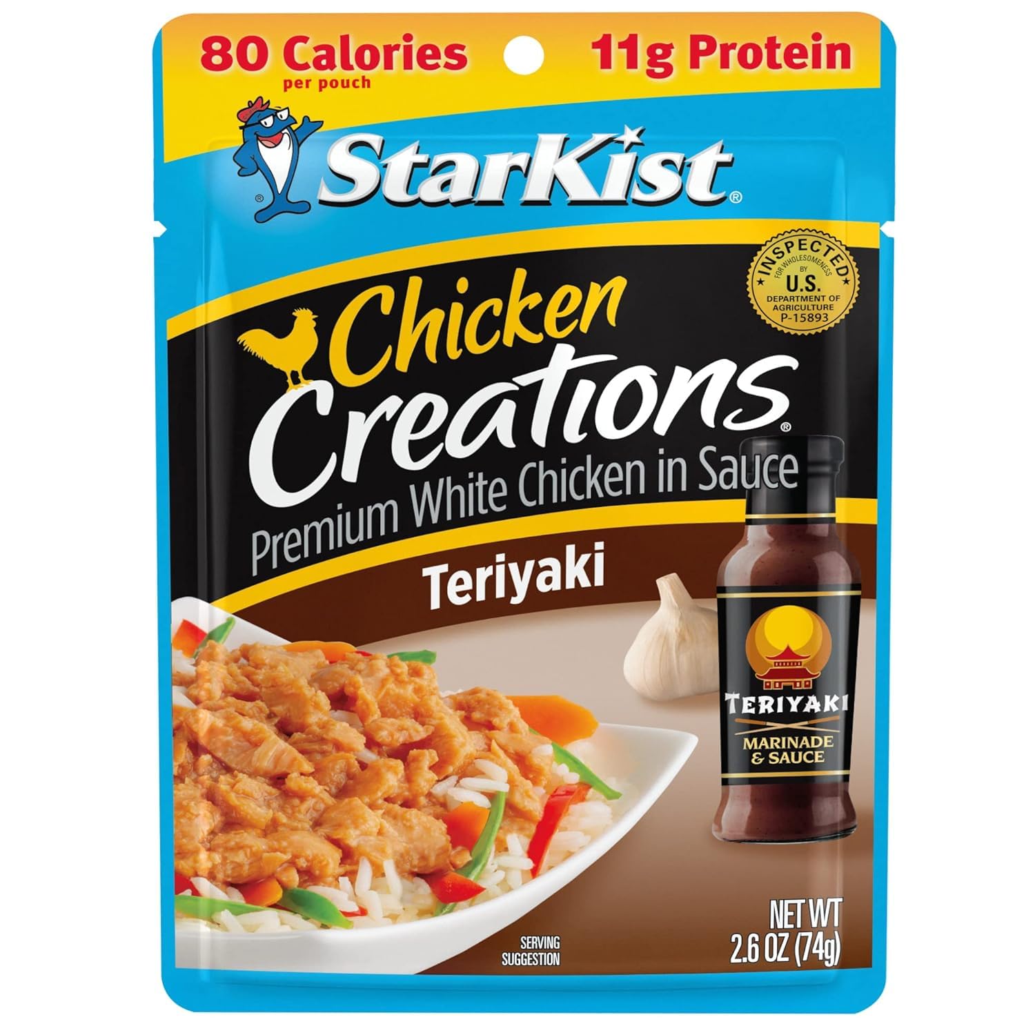 StarKist Chicken Creations Teriyaki - 2.6 oz Pouch (Pack of 12)2