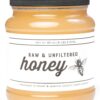 TJO Bees Raw and Unfiltered Honey (5 LB (80 OZ) Jar)