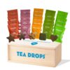 Tea Drops Sampler Box 25 Count | Organic Dissolvable Loose Leaf Tea | Iced or Hot | Naturally Sweetened Organic Chai, Rose Earl Grey, Citrus Ginger, Peppermint, Matcha | 25 Servings - 5 Per Flavor