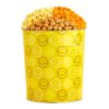 The Popcorn Factory Smiley Face Tin, 3.5 Gallons (Robust Cheddar, Butter, Caramel), Popcorn Gifts, Snack Gifts, Movie Night Snacks, Party Favors
