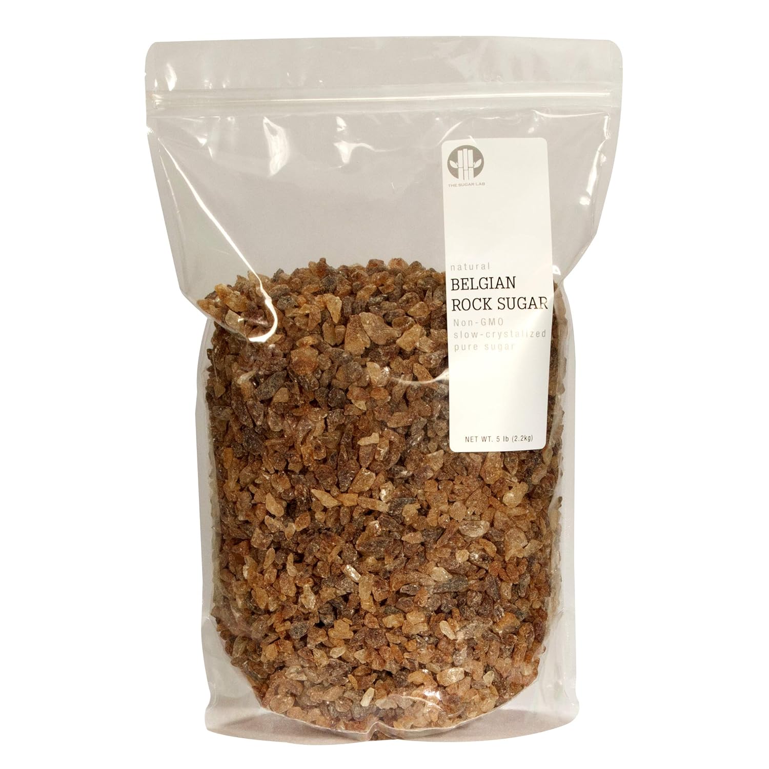 The Sugar Lab Belgian Brown Rock Sugar – 5 Pounds - All Natural Non GMO REAL Beet Sugar Rock Candy - Teavana Style Coffee Tea Sugar - Perfect Sugar Cube Replacement - Natural Amber Rock Sugar The Sugar Lab Belgian Brown Rock Sugar – 5 Pounds - All Natural Non GMO REAL Beet Sugar Rock Candy - Teavana Style Coffee Tea Sugar - Perfect Sugar Cube Replacement - Natural "Amber Rock Sugar"