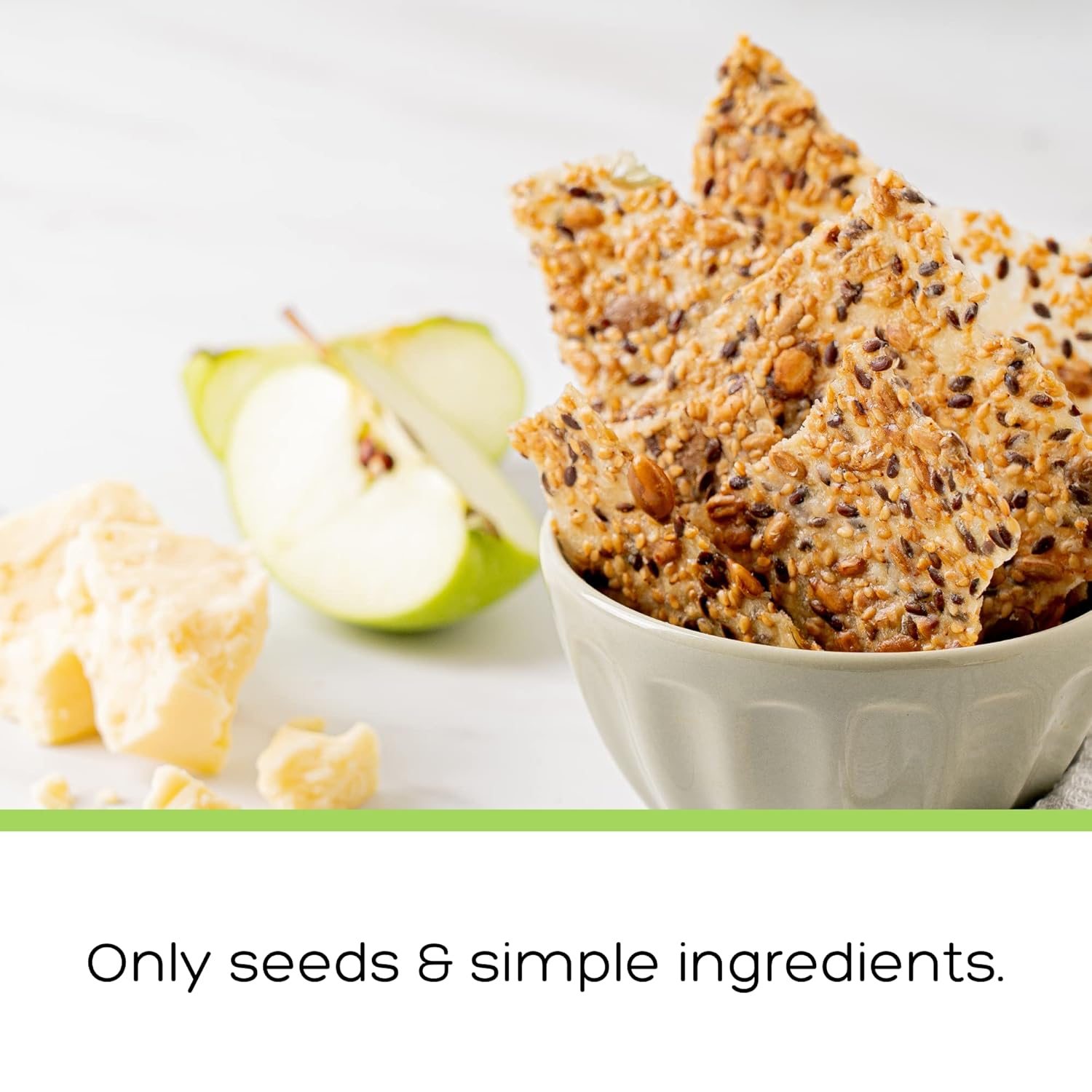 Top Seedz Certified Organic Gluten Free Rosemary and 6 Seed Crackers 6-Pack 5 Ounces Healthy Vegan Crackers with Plant Based Protein Made of Sunflower, Flax, Sesame and Pumpkin Seed4