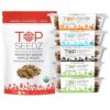 Top Seedz Deluxe Organic Gluten Free Vegan Seed Crackers and Roasted Seeds Bundle | 1 Pouch of Maple Magic Roasted Seeds | 5 Packs of Mixed Crackers