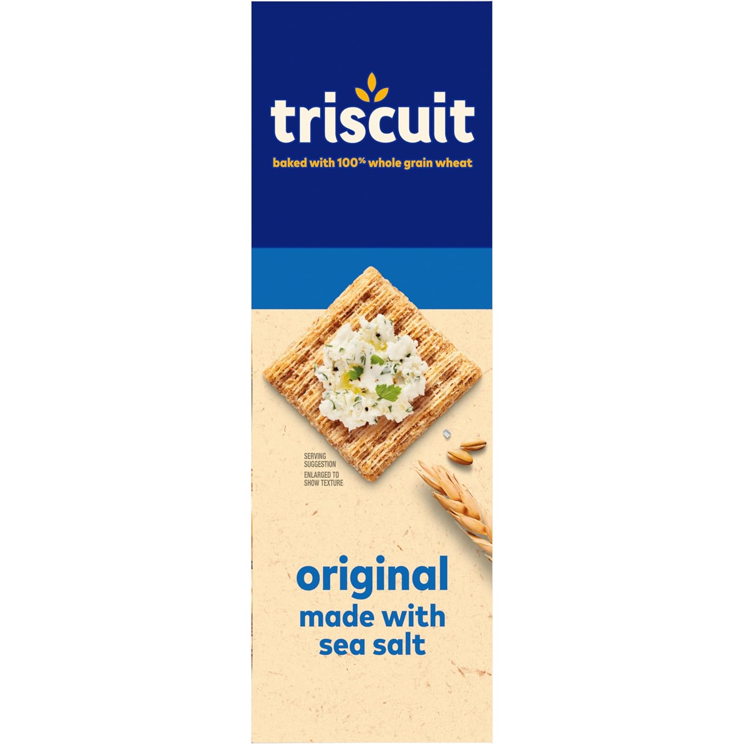 Triscuit Original Whole Grain Wheat Crackers, Vegan Crackers, 12 - 8.5 oz Boxes10