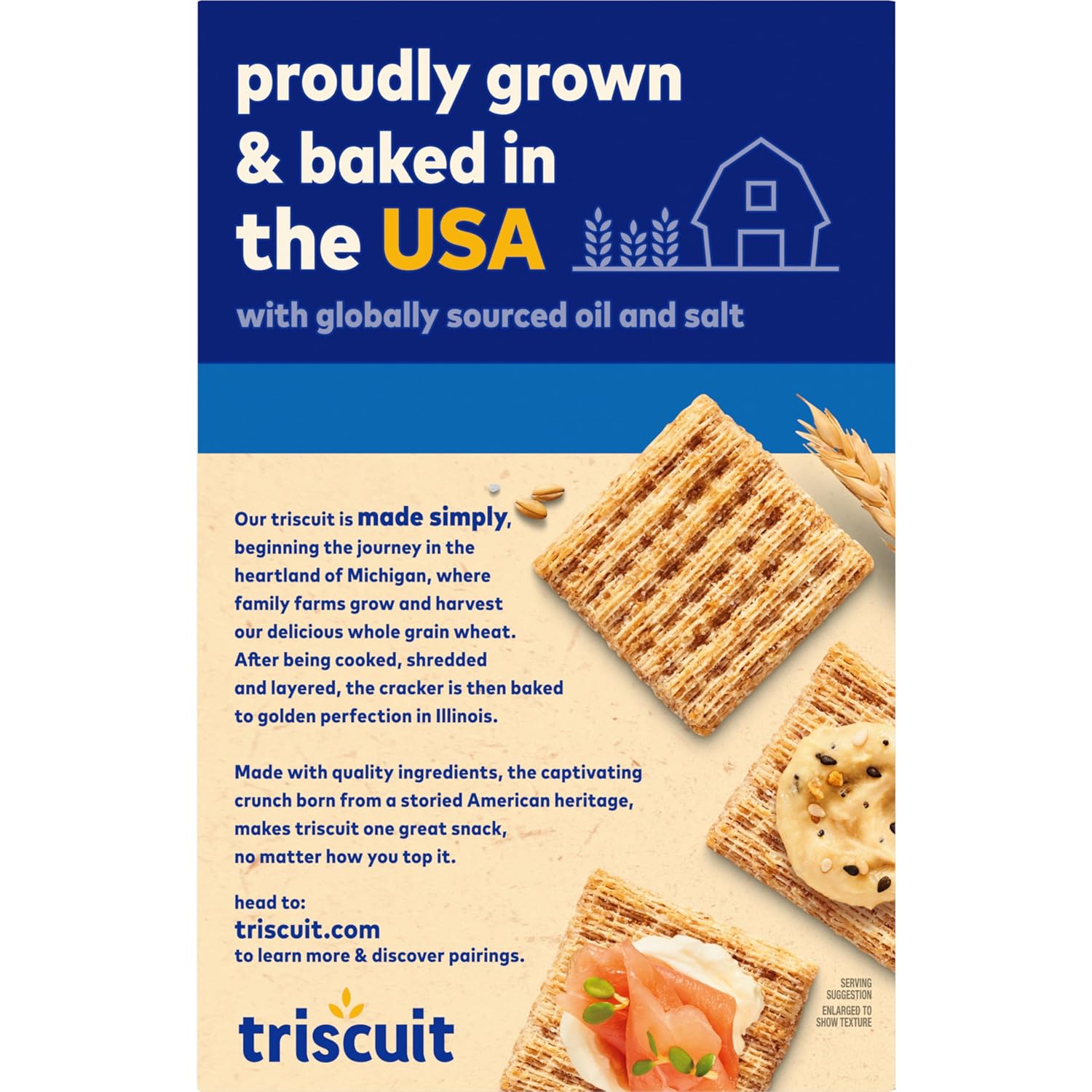 Triscuit Original Whole Grain Wheat Crackers, Vegan Crackers, 12 - 8.5 oz Boxes15