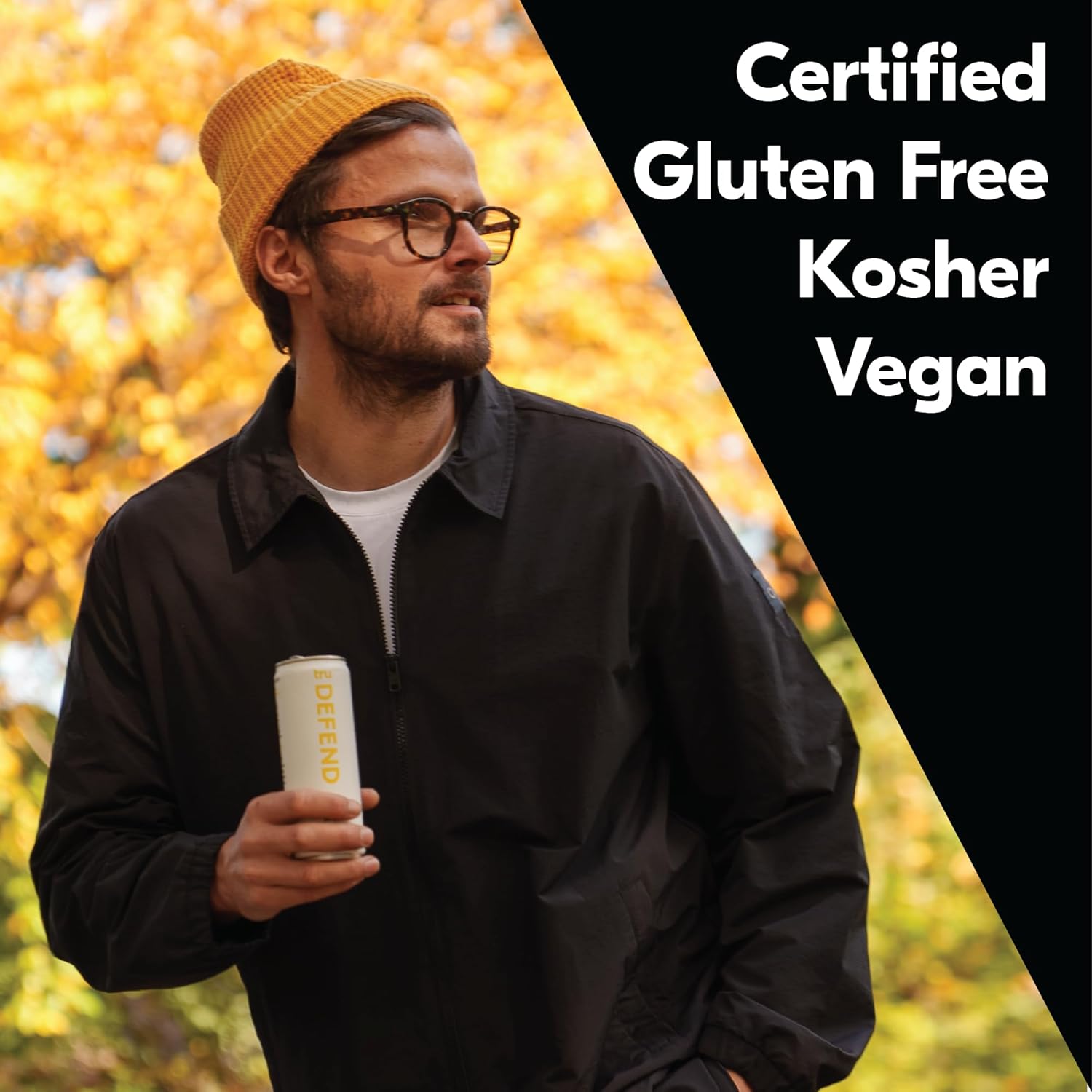 Tru Defend Seltzer, Immune Support Drinks with 100% Vitamin C, Pineapple Fruit Juice Flavored Sparkling Water, Caffeine Free, Kosher, Gluten Free, Vegan, Low Calories, No Sugar Added Beverages, 12oz (Pack of 12)9