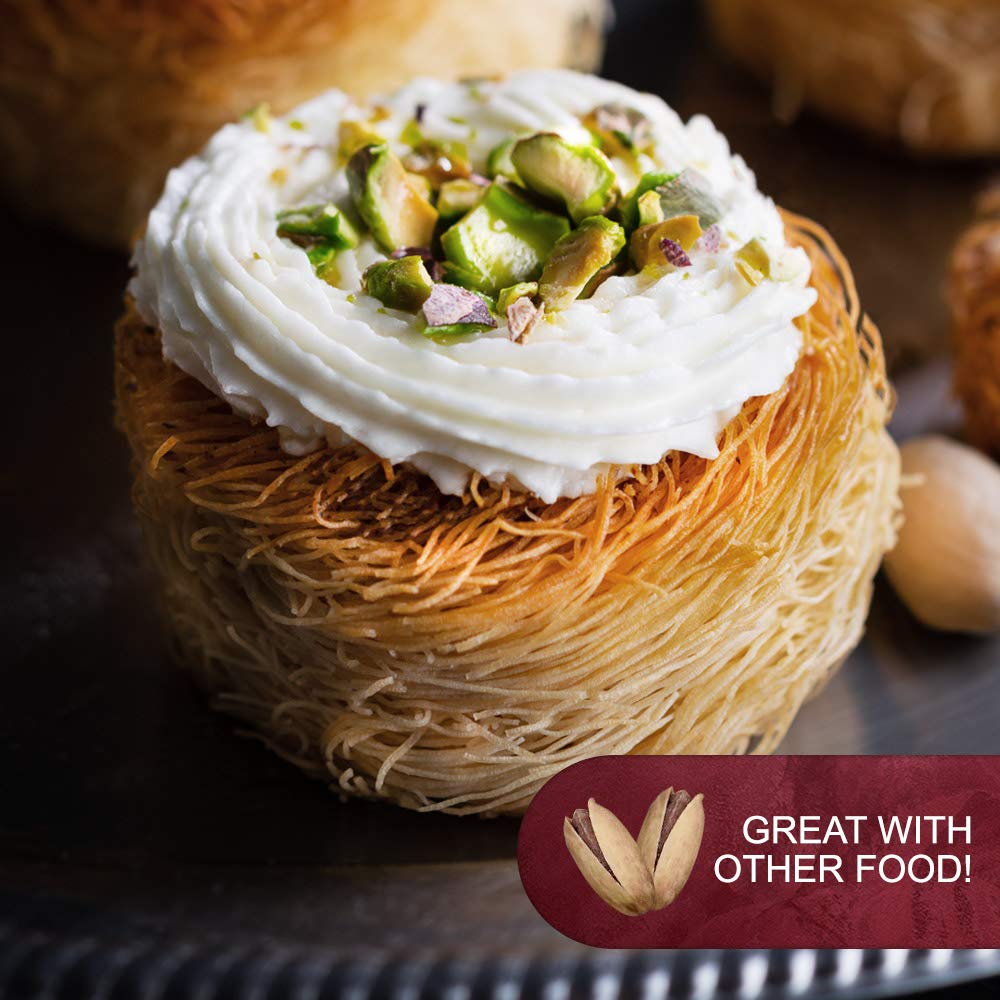 Turkish Antep Pistachios - 2.5 lbs (40oz) Premium Quality Kosher Roasted Pistachios By We Got Nuts - Natural & Healthy Rich Flavor Snack - Whole & Salted – Air-Tight Resealable Bag Package…3