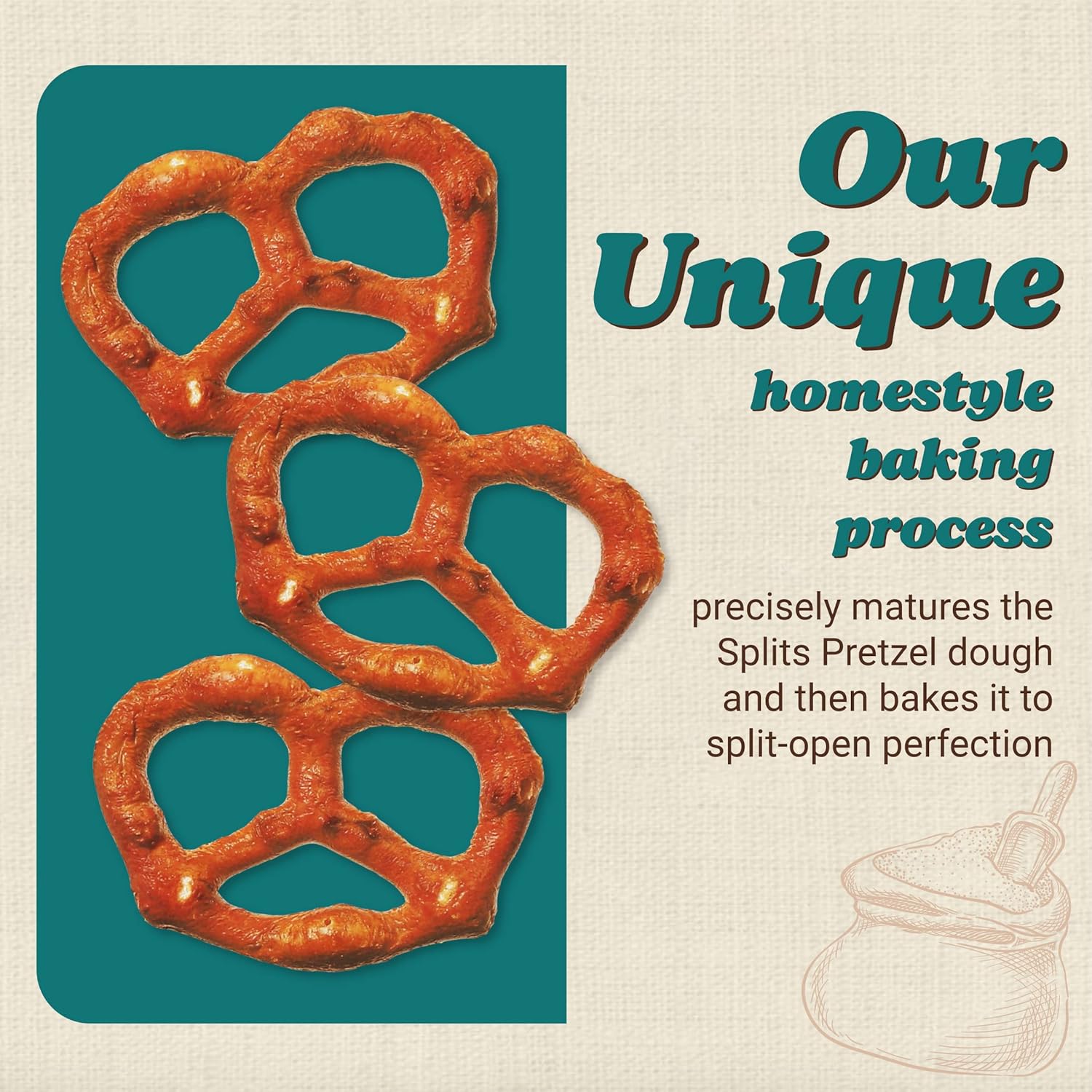 Unique Snacks Unsalted Splits, Delicious, Vegan, Homestyle Baked, Certified OU Kosher and Non-GMO, 11 Ounce Bag (Pack of 12)5
