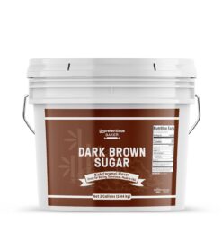 Unpretentious Dark Brown Sugar, Great for Baking, Rich Caramel Flavor, Sweetener (192 Ounces)