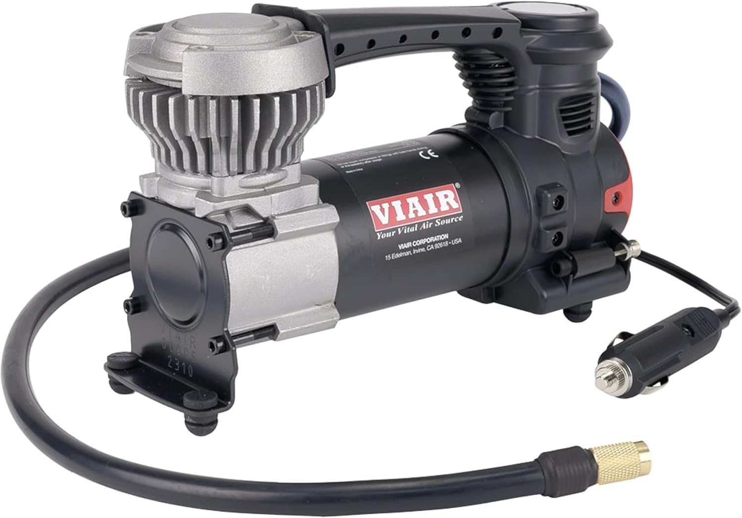 VIAIR 85P - 00085 Tire Inflator Portable Air Compressor for Car, Truck & SUV 12V On Offroad Tire Pump Air Compressor Portable Heavy Duty 60 PSI, Cigarette Plug, Twist Chuck VIAIR 85P - 00085 Tire Inflator Portable Air Compressor for Car, Truck & SUV 12V On/Offroad Tire Pump Air Compressor Portable Heavy Duty 60 PSI, Cigarette Plug, Twist Chuck