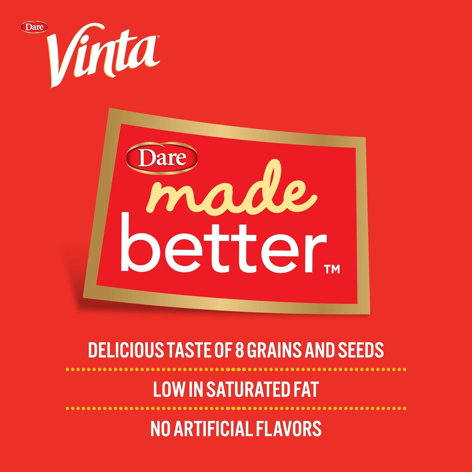 Vinta Crackers, Original – Delicious Bold Taste of 8 Grains and Seeds – No Artificial Flavors, No Cholesterol, Peanut Free - Delicious Plain or Topped, 8.8-ounce. (Pack of 12 )7