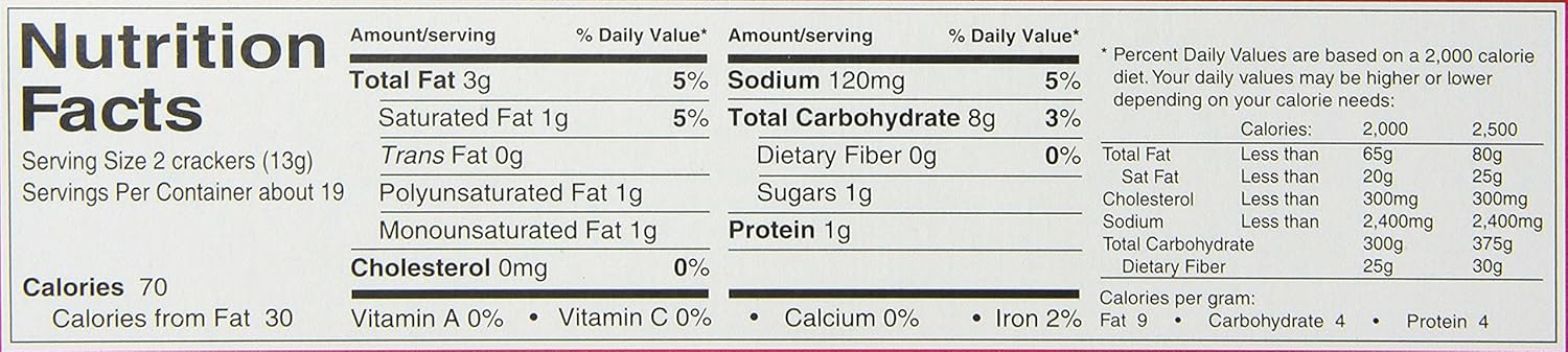 Vinta Crackers, Original – Delicious Bold Taste of 8 Grains and Seeds – No Artificial Flavors, No Cholesterol, Peanut Free - Delicious Plain or Topped, 8.8-ounce. (Pack of 12 )9