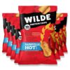 WILDE Nashville Hot Protein Chips, Thin and Crispy, High Protein, Keto friendly, Made with Real Ingredients, 2.25oz Bags (Pack of 8)