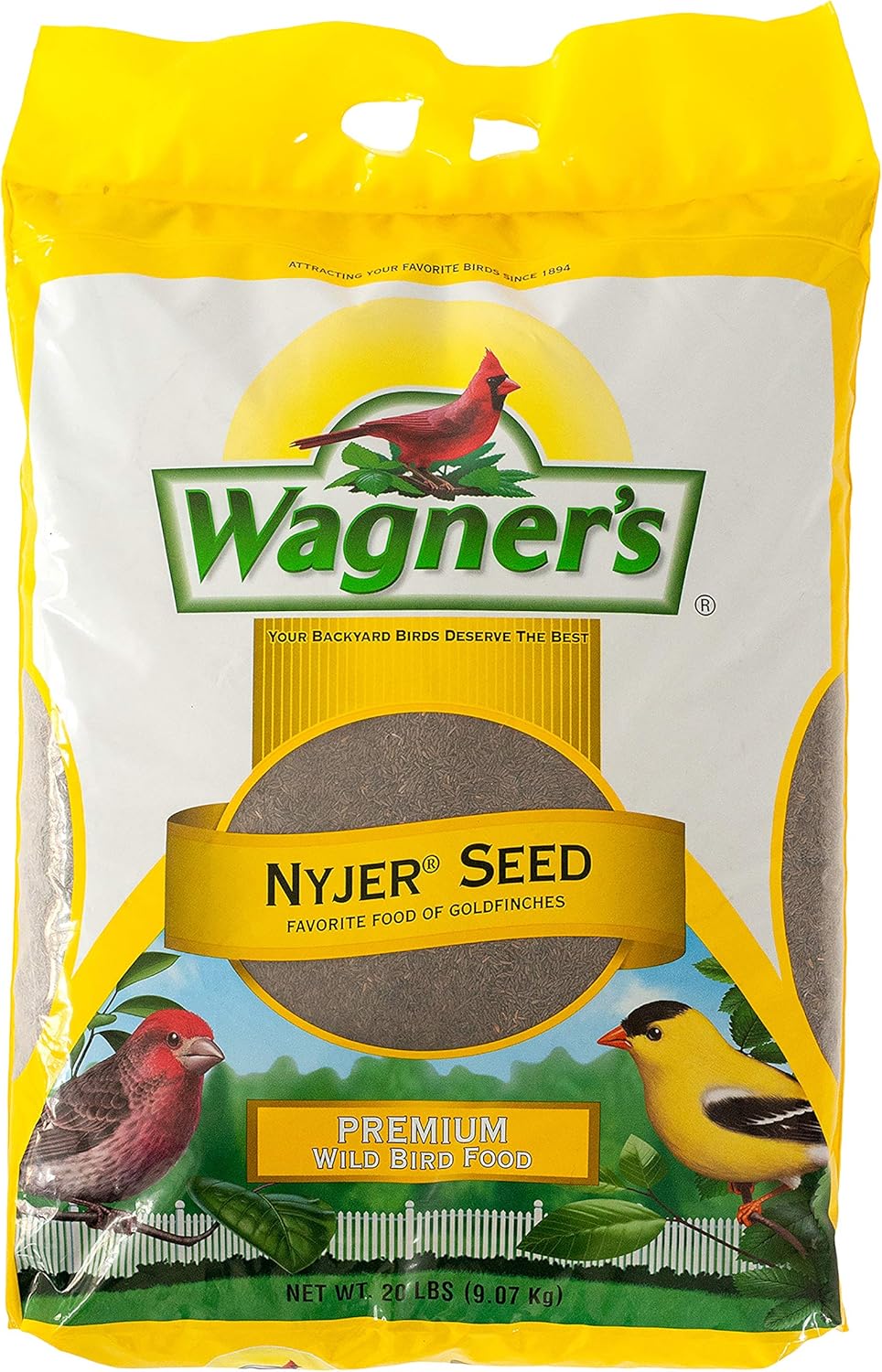 Wagner's 62053 Nyjer Seed Wild Bird Food, 20-Pound Bag Wagner's 62053 Nyjer Seed Wild Bird Food, 20-Pound Bag