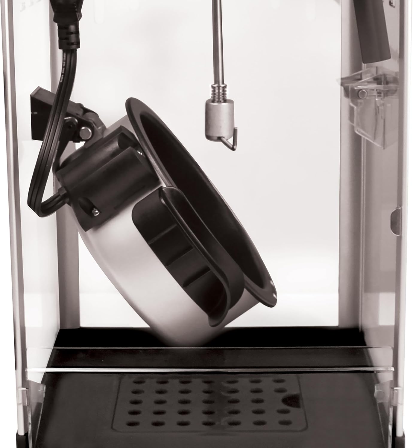 West Bend Stir Crazy Movie Theater Popcorn Popper, Gourmet Popcorn Maker Machine with Nonstick Popcorn Kettle, Measuring Tool and Popcorn Scoop for Popcorn Machine, 4 Qt., Black9