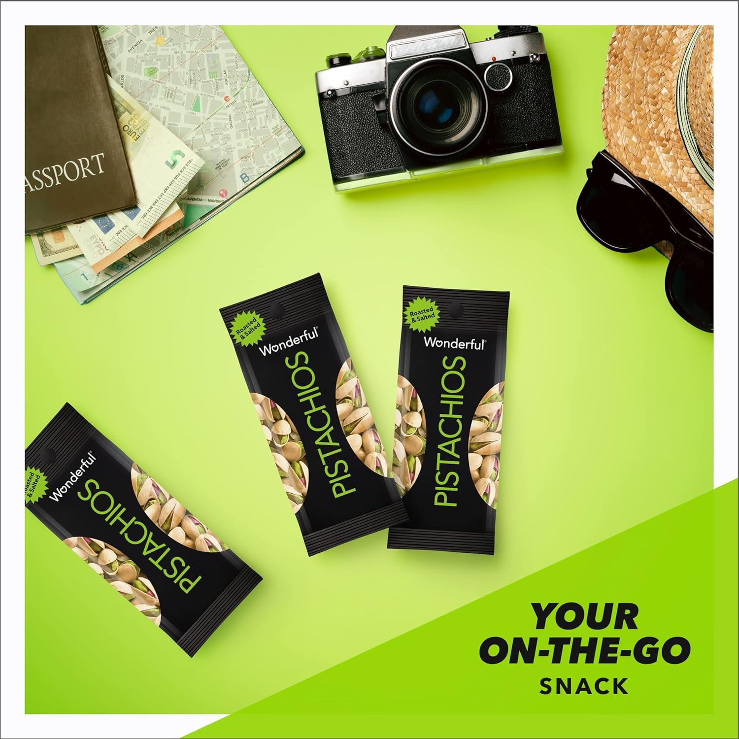 Wonderful Pistachios In Shell, Roasted & Salted Nuts, 1 Ounce Bag (Pack of 96), Protein Snacks, On-the-Go, Individually Wrapped Healthy Snack2