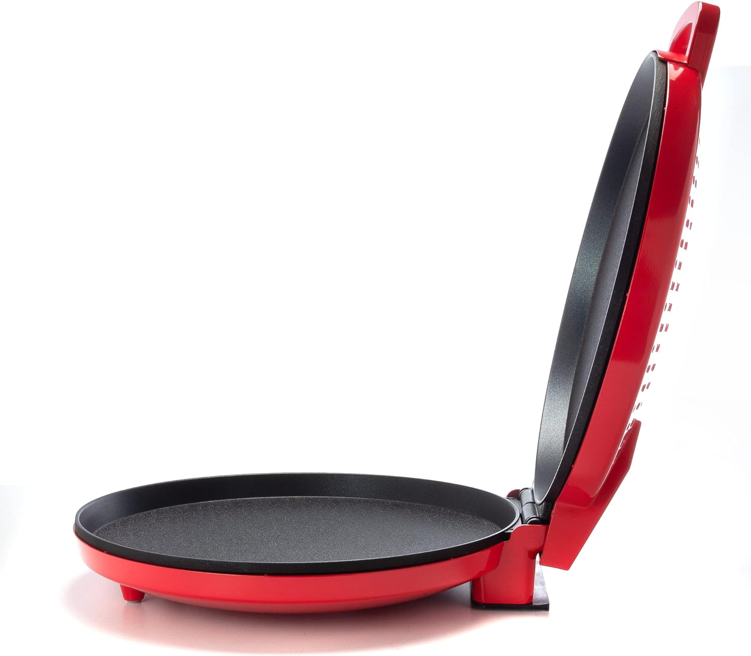 Zenith Versa Grill Non-Stick Pizza Maker Machine For Home, Calzone Maker, Pizza Oven Converts to Electric indoor Grill, Red0