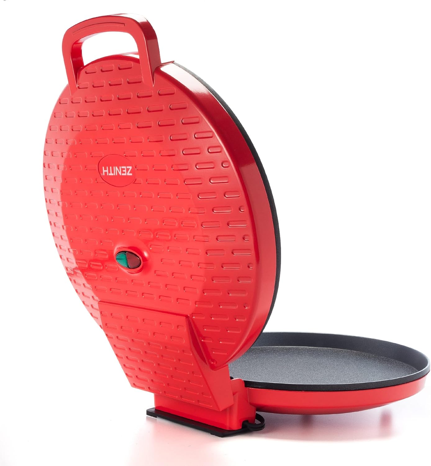 Zenith Versa Grill Non-Stick Pizza Maker Machine For Home, Calzone Maker, Pizza Oven Converts to Electric indoor Grill, Red67